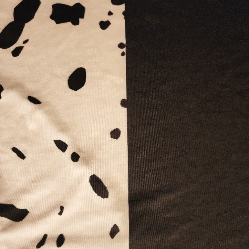 Cruella DeVil Hi-Low Dress Halloween Costume Cosplay Black White Girl's 6-7 EUC - Picture 7 of 15